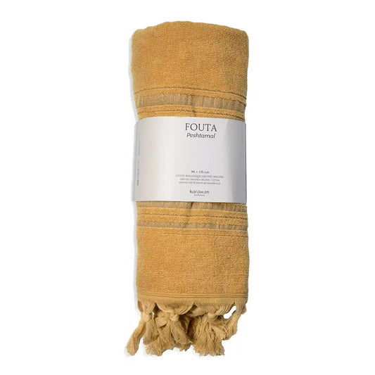 Strandtuch leicht mit Frottee Seite