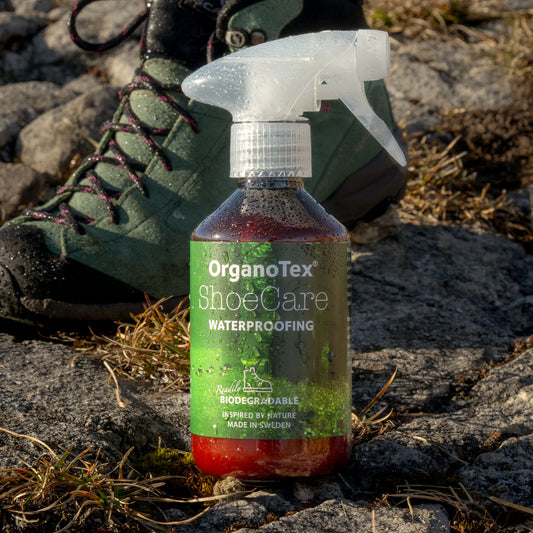 Umweltfreundliches Imprägnierspray für Schuhe biologisch abbaubar