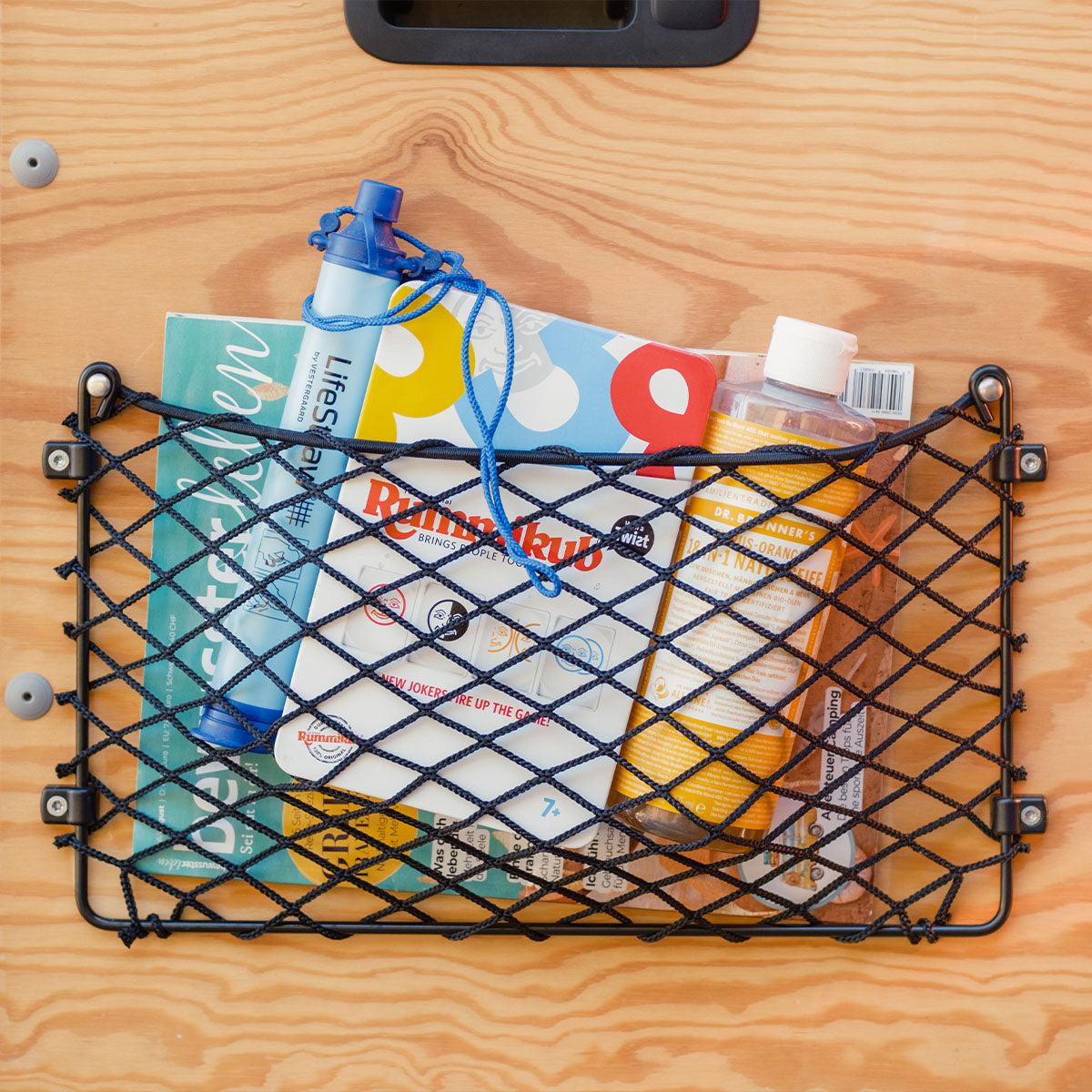 Gepäcknetz für Wohnmobil Boot Yacht mit Stahlrahmen Aufbewahrungsnetz