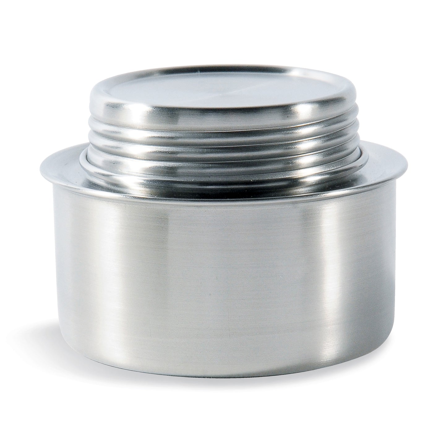 kompakter spirituskocher aus edelstahl von tatonka