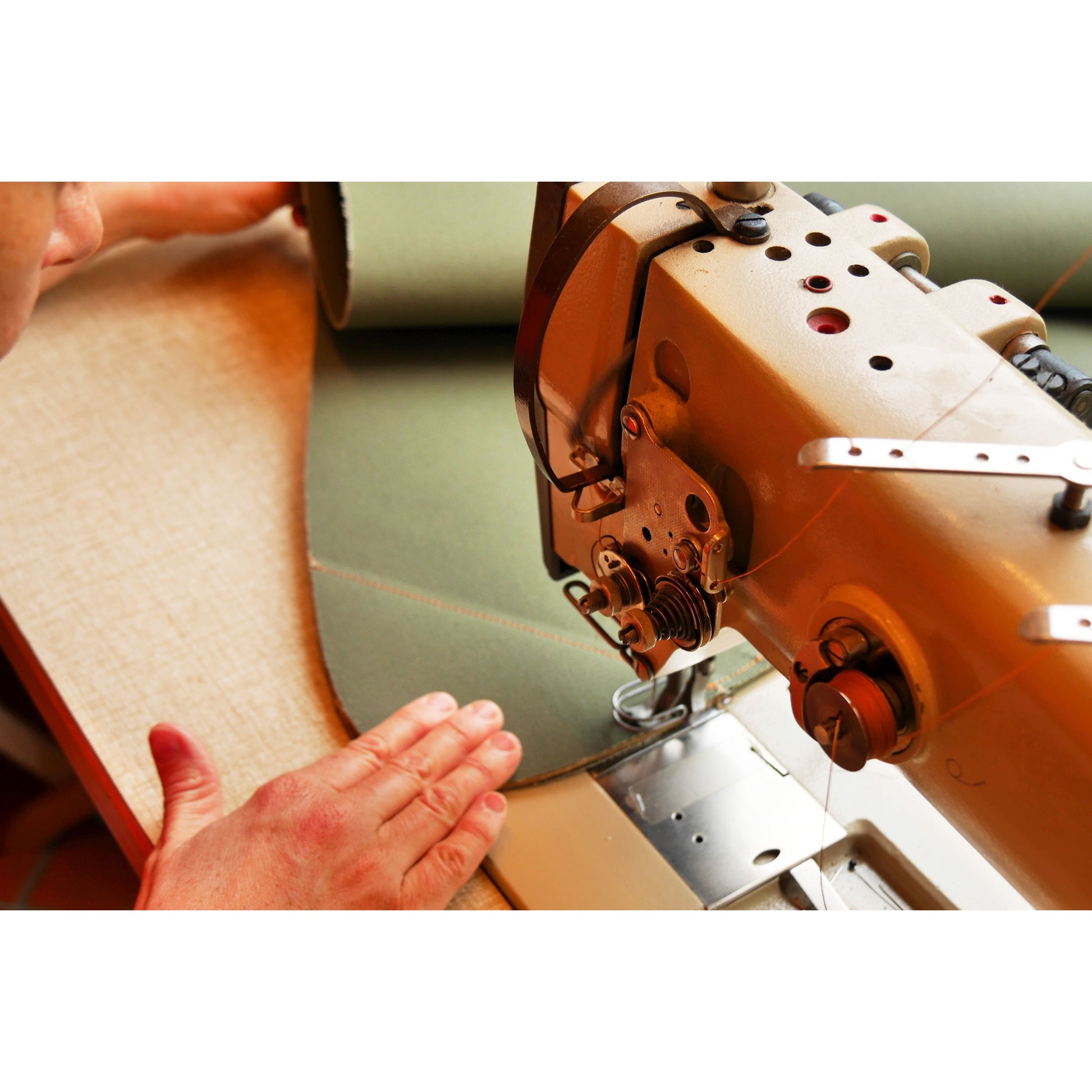 kampier faltstuhl aus eichenholz und sitzfläche aus segeltuch und baumwolle