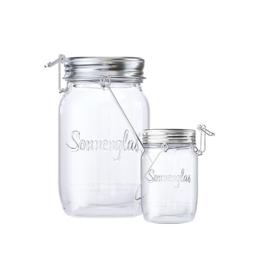 Sonnenglas Solanga solarleuchten aus glas Solar Jar aus Afrika