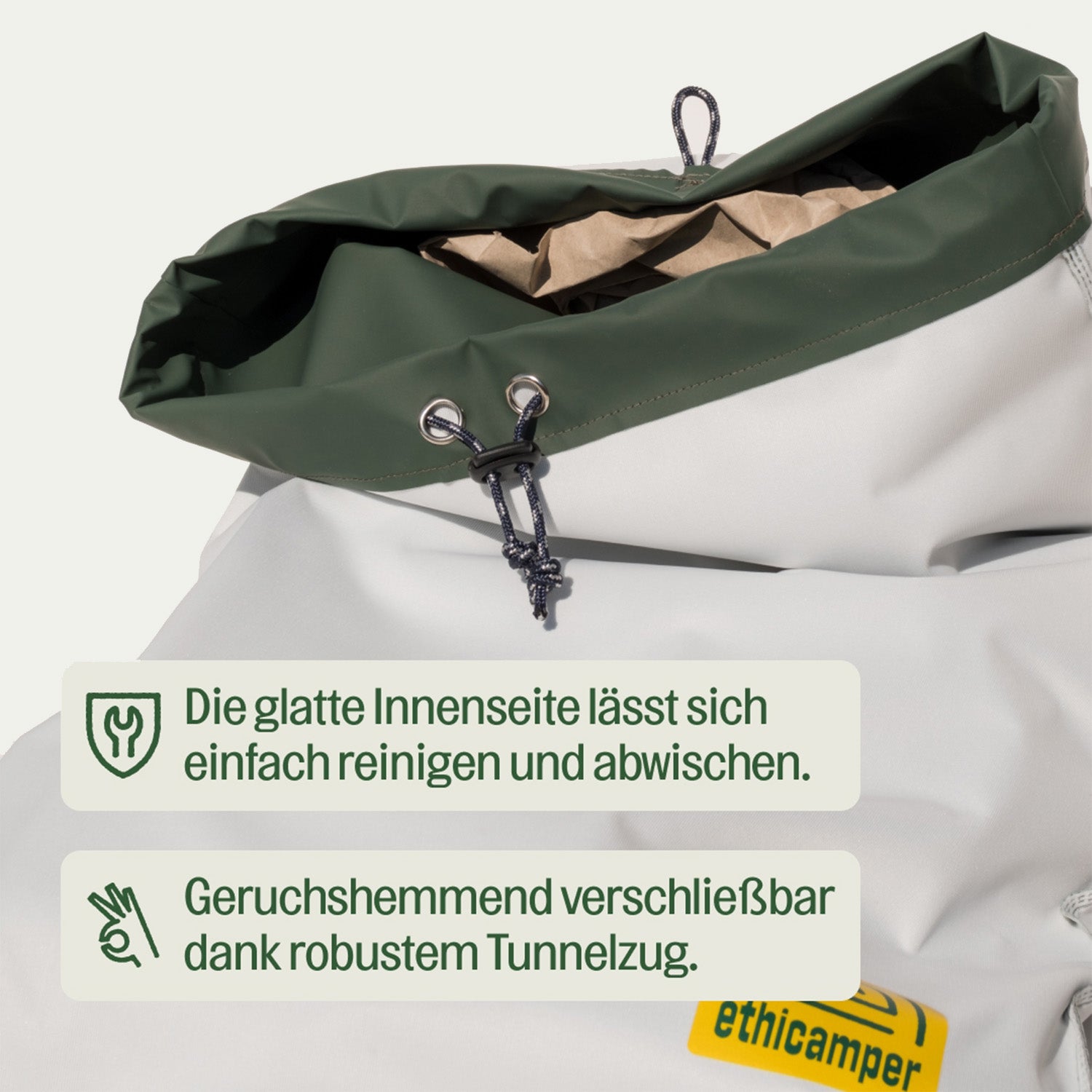 faltbarer mülleimer camping decathlon Camping Mülleimer WasteBag+
