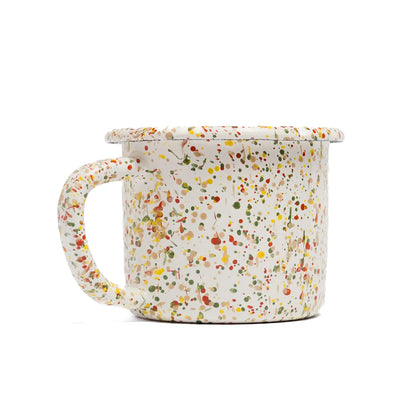 Emaille Kaffeebecher Splash Wald und Wiese