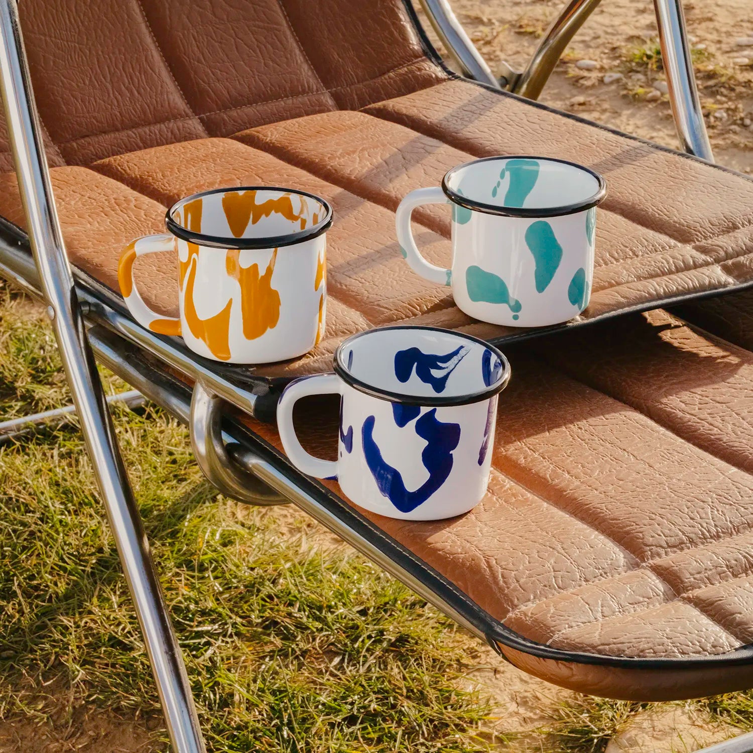 Emaille Tasse Camping