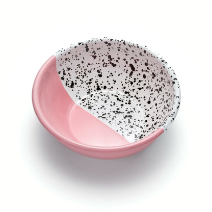 Emaille Müslischale Pink Pop