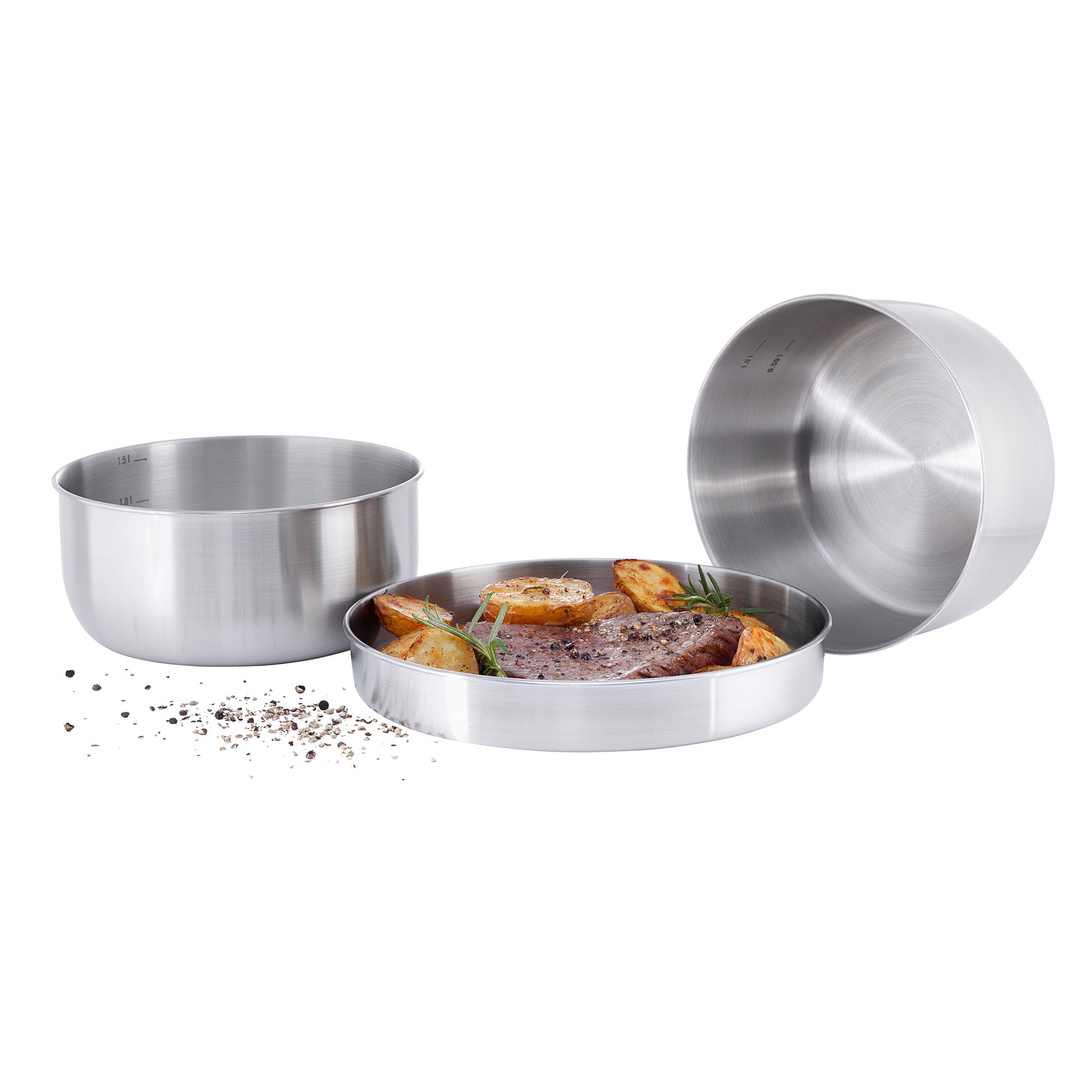 camping töpfe edelstahl Camping Topfset Edelstahl | Tatonka Multi Pot