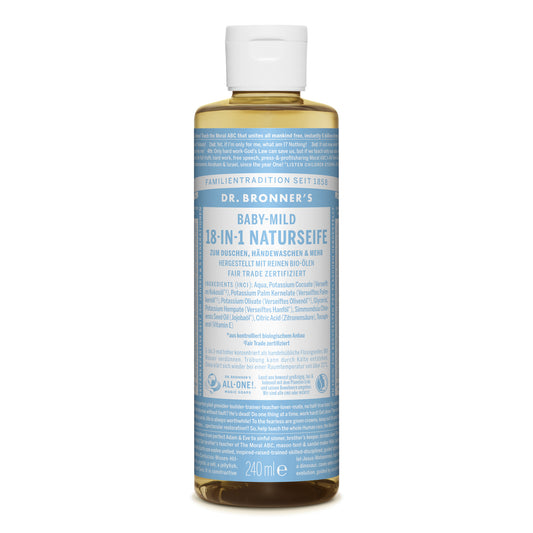 dr.bronners 18 in 1 naturseife baby mild 240ml