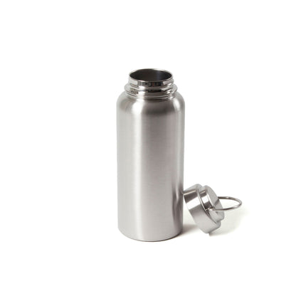 trinkflasche aus edelstahl mit schraubverschluss 1l von eco brotbox 