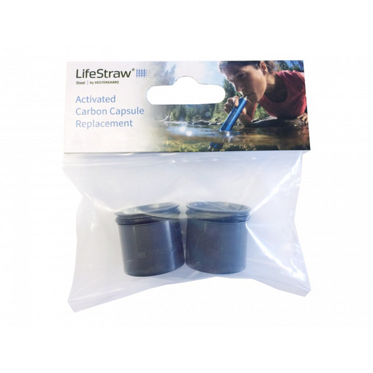 zwei ersatz aktivkohle kapseln für LifeStraw Go Filter
